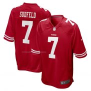 Camiseta NFL Game San Francisco 49ers Nate Sudfeld Rojo