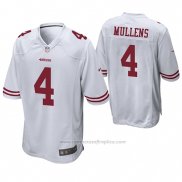 Camiseta NFL Game San Francisco 49ers Nick Mullens Blanco