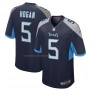 Camiseta NFL Game Tennessee Titans Kevin Hogan Primera Azul