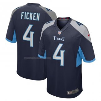 Camiseta NFL Game Tennessee Titans Sam Ficken Azul