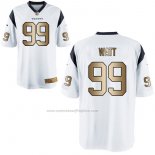 Camiseta NFL Gold Game Houston Texans Watt Blanco