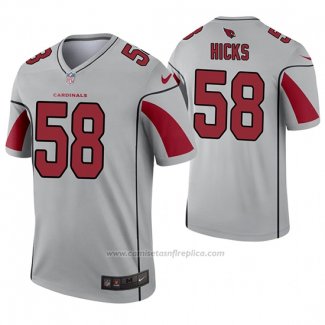 Camiseta NFL Legend Arizona Cardinals 58 Jordan Hicks Inverted Gris