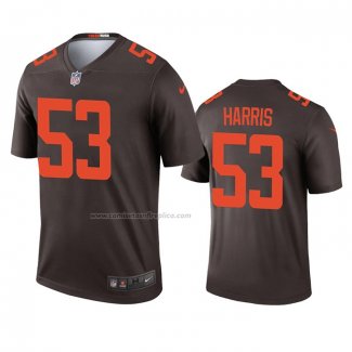 Camiseta NFL Legend Cleveland Browns Nick Harris Alterno Marron