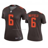 Camiseta NFL Legend Mujer Cleveland Browns Baker Mayfield Alterno 2020 Marron