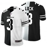 Camiseta NFL Limited Denver Broncos Lock Black White Split