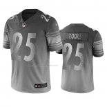 Camiseta NFL Limited Pittsburgh Steelers Antoine Brooks Silver Ciudad Edition Gris