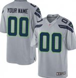 Camiseta NFL Seattle Seahawks Personalizada Gris