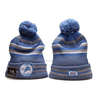 Gorro Beanie Detroit Lions 100th Azul