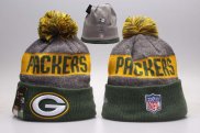 Gorro Green Bay Packers Gris Amarillo Verde