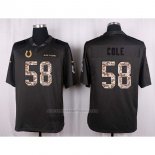 Camiseta NFL Anthracite Indianapolis Colts Cole 2016 Salute To Service