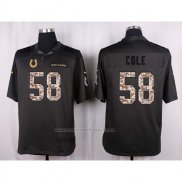 Camiseta NFL Anthracite Indianapolis Colts Cole 2016 Salute To Service