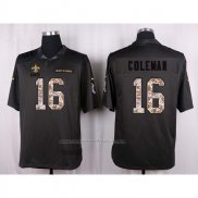 Camiseta NFL Anthracite New Orleans Saints Coleman 2016 Salute To Service