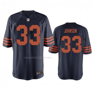 Camiseta NFL Game Chicago Bears Jaylon Johnson Throwback Azul