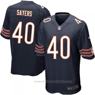 Camiseta NFL Game Chicago Bears Sayers Blanco Negro