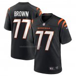 Camiseta NFL Game Cincinnati Bengals Trent Brown Negro