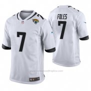 Camiseta NFL Game Jacksonville Jaguars Nick Foles Blanco