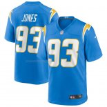 Camiseta NFL Game Los Angeles Chargers Justin Jones 93 Azul