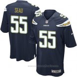 Camiseta NFL Game Los Angeles Chargers Seau Azul2