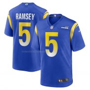 Camiseta NFL Game Los Angeles Rams Jalen Ramsey 5 Azul