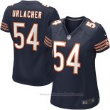 Camiseta NFL Game Mujer Chicago Bears Urlacher Blanco Azul