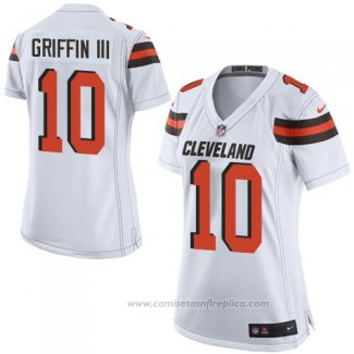 Camiseta NFL Game Mujer Cleveland Browns Griffin Blanco