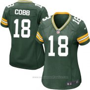 Camiseta NFL Game Mujer Green Bay Packers Cobb Verde Militar