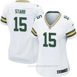 Camiseta NFL Game Mujer Green Bay Packers Starr Blanco