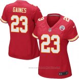 Camiseta NFL Game Mujer Kansas City Chiefs Gaines Rojo