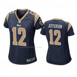 Camiseta NFL Game Mujer Los Angeles Rams 12 Van Jefferson Azul