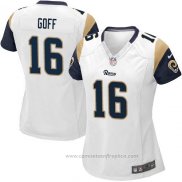 Camiseta NFL Game Mujer Los Angeles Rams Goff Blanco