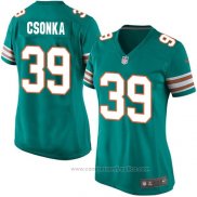 Camiseta NFL Game Mujer Miami Dolphins Csonka Verde Oscuro