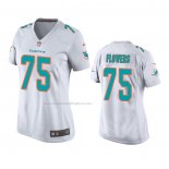 Camiseta NFL Game Mujer Miami Dolphins Ereck Flowers Blanco