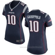 Camiseta NFL Game Mujer New England Patriots Garoppolo Negro