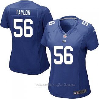 Camiseta NFL Game Mujer New York Giants Taylor Azul