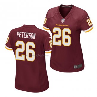 Camiseta NFL Game Mujer Washington Redskins Adrian Peterson Rojo