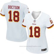 Camiseta NFL Game Mujer Washington Redskins Doctson Blanco