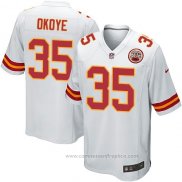 Camiseta NFL Game Nino Kansas City Chiefs Okoye Blanco