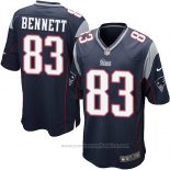 Camiseta NFL Game Nino New England Patriots Bennett Negro