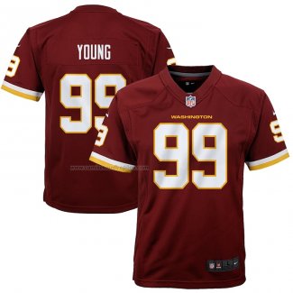 Camiseta NFL Game Nino Washington Redskins Chase Young Rojo