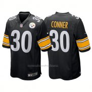 Camiseta NFL Game Pittsburgh Steelers 30 James Conner Negro