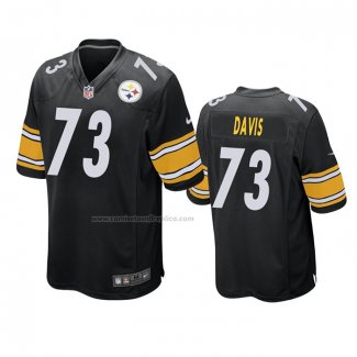 Camiseta NFL Game Pittsburgh Steelers Carlos Davis Negro