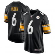 Camiseta NFL Game Pittsburgh Steelers Patrick Queen Negro