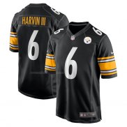 Camiseta NFL Game Pittsburgh Steelers Pressley Harvin Iii Negro