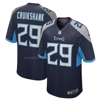 Camiseta NFL Game Tennessee Titans Dane Cruikshank Azul