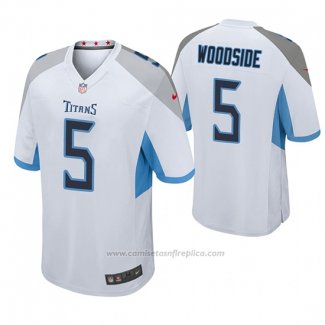 Camiseta NFL Game Tennessee Titans Logan Woodside Blanco