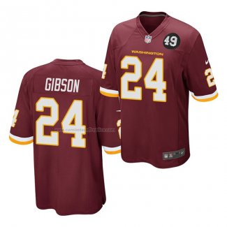 Camiseta NFL Game Washington Redskins Antonio Gibson Rojo