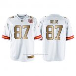 Camiseta NFL Gold Game Kansas City Chiefs Kelce Blanco