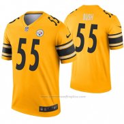 Camiseta NFL Legend Pittsburgh Steelers 55 Devin Bush Inverted Oro