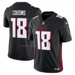 Camiseta NFL Limited Atlanta Falcons Kirk Cousins Vapor F.U.S.E. Negro