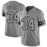 Camiseta NFL Limited Chicago Bears Payton Team Logo Gridiron Gris